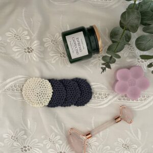 Horgolt arctisztító korong