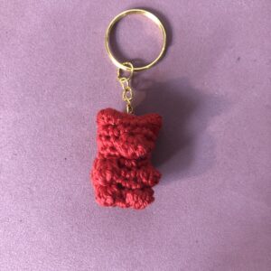 gumimaci kulcstartó