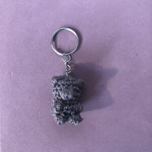 Gumimaci kulcstartó